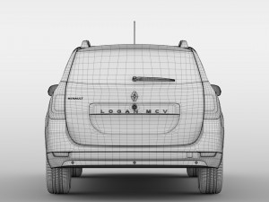 renault logan mcv 2016 Model 3D