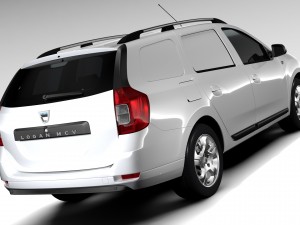 dacia logan mcv fiskal 2016 3D मॉडल