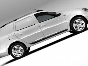 dacia logan mcv fiskal 2016 3D Model