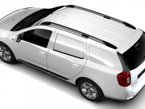 dacia logan mcv fiskal 2016 3D मॉडल