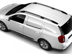 dacia logan mcv fiskal 2016 3D Model