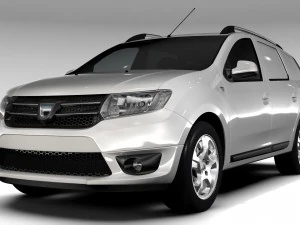 dacia logan mcv fiskal 2016 3D Model