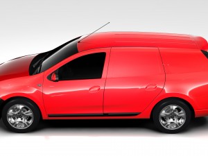 lada largus furgon 2016 3D Модель