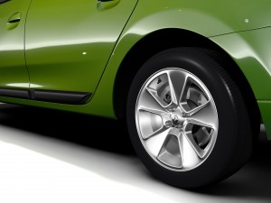 renault logan van 2016 3D Model