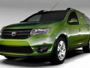 dacia logan van 2016 3D-Modell