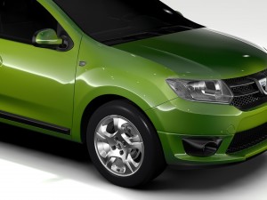 dacia logan van 2016 3D-Modell