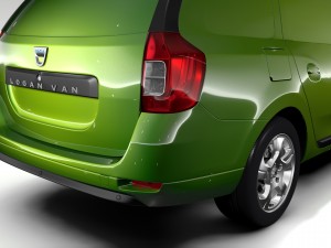 dacia logan van 2016 3D-Modell