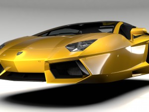 lamborghini aventador flying 2017 3D Model