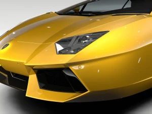 lamborghini aventador flying 2017 3D Model
