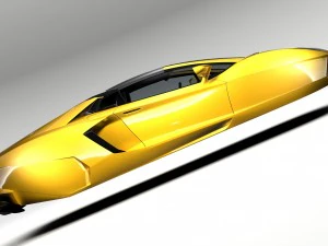 lamborghini aventador flying 2017 3D Model