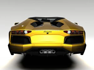 lamborghini aventador flying 2017 3D Model