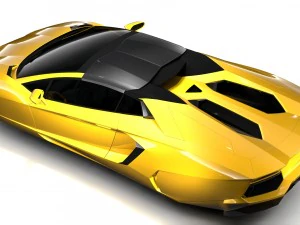 lamborghini aventador flying 2017 3D Model