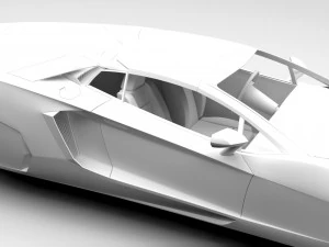 lamborghini aventador flying 2017 3D Model