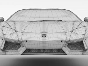 lamborghini aventador flying 2017 3D Model