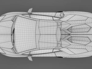 lamborghini aventador flying 2017 3D Model