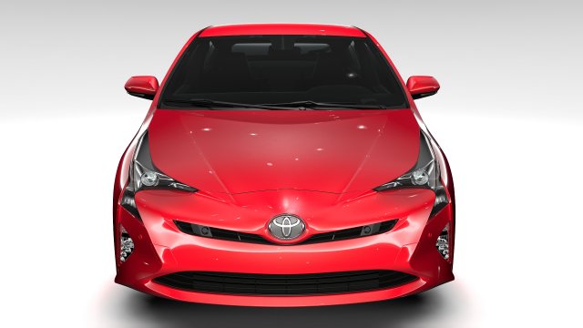 toyota prius flying 2017 Model 3D .c4d .max .obj .3ds .fbx .stl .blend 