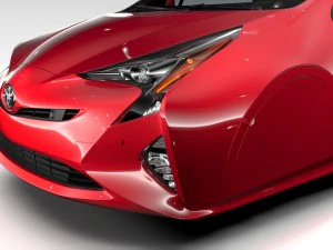toyota prius flying 2017 3D Model
