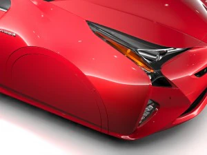toyota prius flying 2017 3D Model
