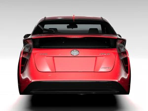 toyota prius flying 2017 3D Model