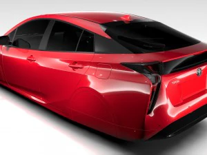 toyota prius flying 2017 3D Model