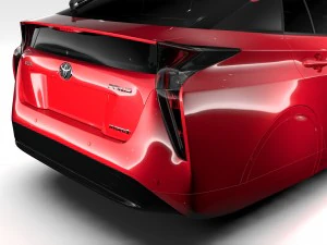 toyota prius flying 2017 3D Model