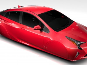 toyota prius flying 2017 Model 3D