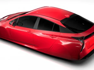 toyota prius flying 2017 3D Model