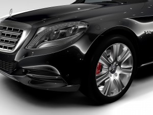 mercedes maybach pullman guard 2017 Modello 3D