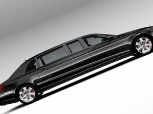 mercedes maybach pullman guard 2017 Modello 3D