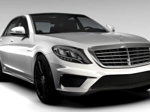 mercedes benz s 63 amg w222 2016 3D Model