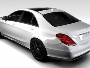 mercedes benz s 63 amg w222 2016 3D 모델