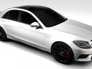 mercedes benz s 63 amg w222 2016 3D 모델