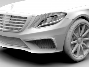 mercedes benz s 63 amg w222 2016 3D 모델