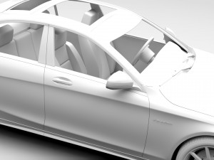 mercedes benz s 63 amg w222 2016 3D 모델