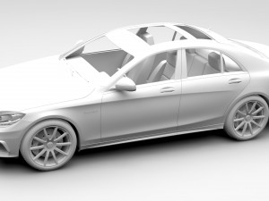 mercedes benz s 63 amg w222 2016 3D 모델