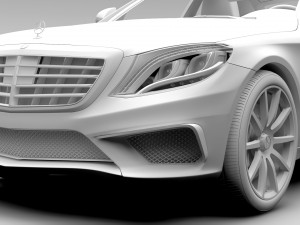 mercedes benz s 63 amg w222 2016 3D 모델