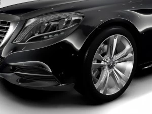 mercedes benz s 300 bluetec hybrid w222 2016 3D Model