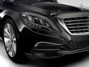 mercedes benz s 300 bluetec hybrid w222 2016 3D Model