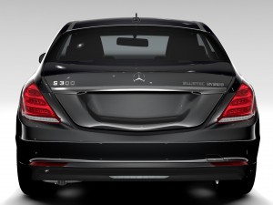 mercedes benz s 300 bluetec hybrid w222 2016 Modelo 3D