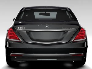 mercedes benz s 300 bluetec hybrid w222 2016 3D Model