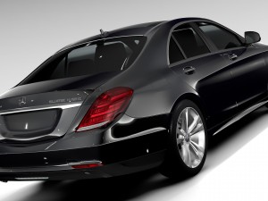 mercedes benz s 300 bluetec hybrid w222 2016 Modelo 3D