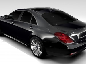 mercedes benz s 300 bluetec hybrid w222 2016 Modelo 3D