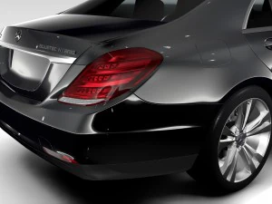 mercedes benz s 300 bluetec hybrid w222 2016 3D Model