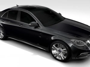 mercedes benz s 300 bluetec hybrid w222 2016 3D Model