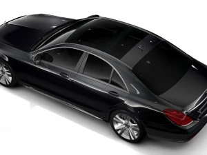 mercedes benz s 300 bluetec hybrid w222 2016 3D Model