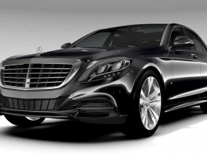 mercedes benz s 300 bluetec hybrid w222 2016 3D Model