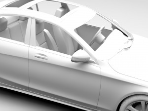 mercedes benz s 300 bluetec hybrid w222 2016 Modelo 3D