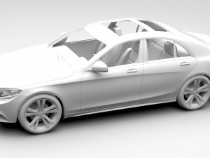 mercedes benz s 300 bluetec hybrid w222 2016 Modelo 3D