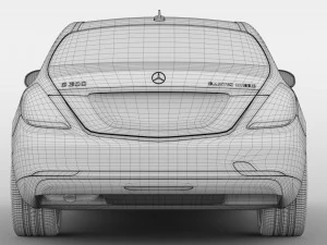 mercedes benz s 300 bluetec hybrid w222 2016 3D Model