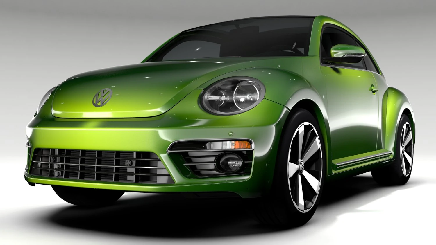 vw beetle 2017 3D Model .c4d .max .obj .3ds .fbx .stl .blend 